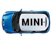 Надпись на крышу MINI черная