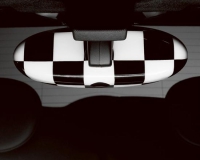 Interior Mirror Cover Checkered Flag