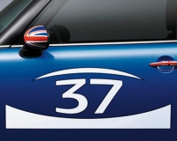 Mini Start Number 37 Graphic