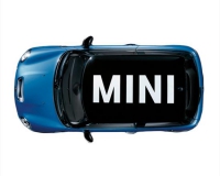 Надпись на крышу MINI белая