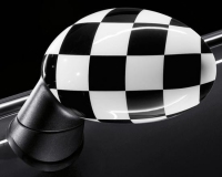 Кожух зеркала MINI CHECKERED B/W