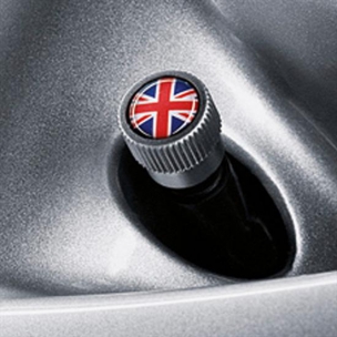 Mini Valve Stem Caps Union Jack