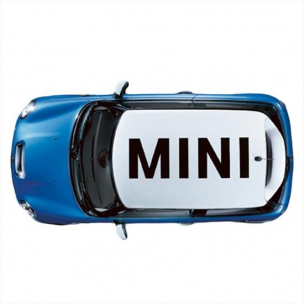 Надпись на крышу MINI черная