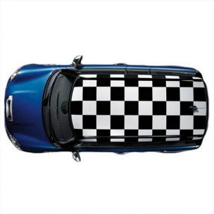 Checkered Flag Roof Graphic