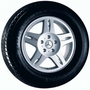 Литой диск с 5 спицами R18, Mercedes-Benz G-класс W 463, стерлинговое серебро