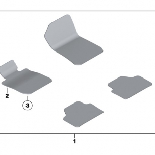 Ковры велюровые BMW