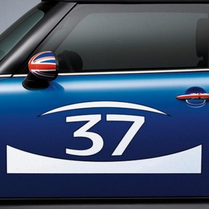 Mini Start Number 37 Graphic