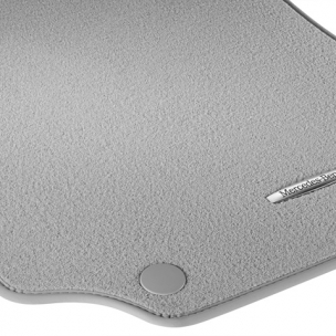 Коврики велюровые,  серые,  4MATIC