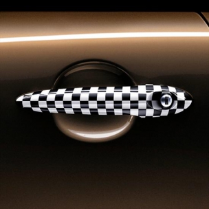 Door Handle Checkered Flag